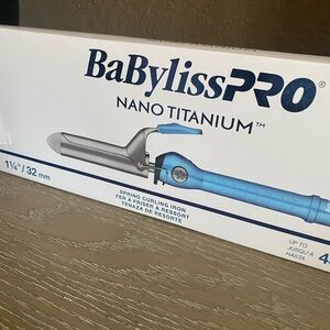 BaBylissPRO Nano Titanium Curling Iron - Blue